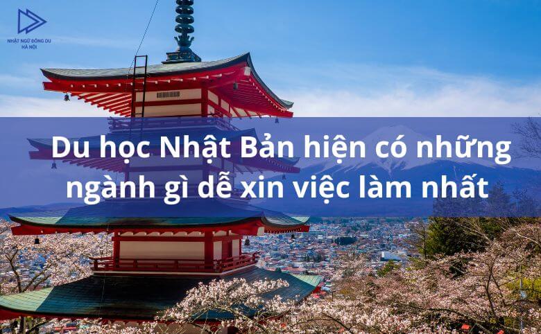 du học nhật bản có những ngành gì
