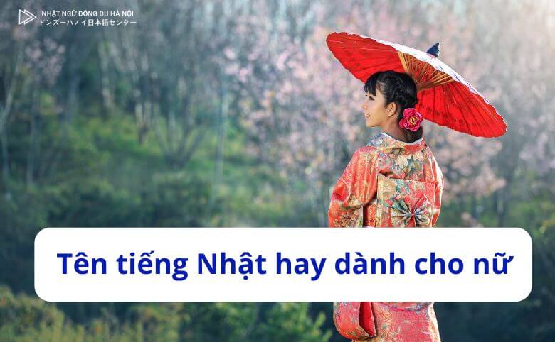 tên tiếng Nhật hay dành cho nữ