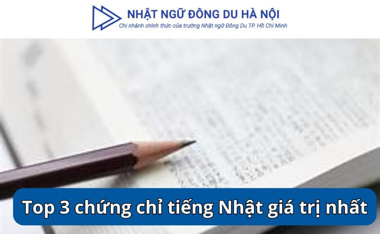 chứng chỉ tiếng Nhật