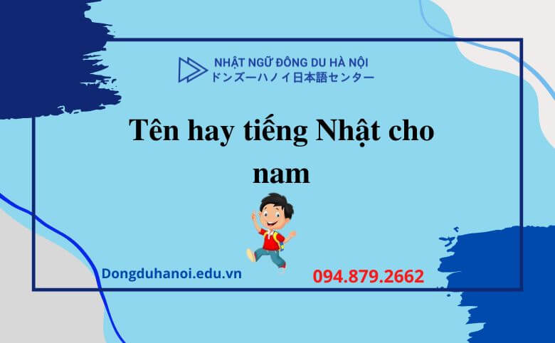tên hay tiếng Nhật cho nam