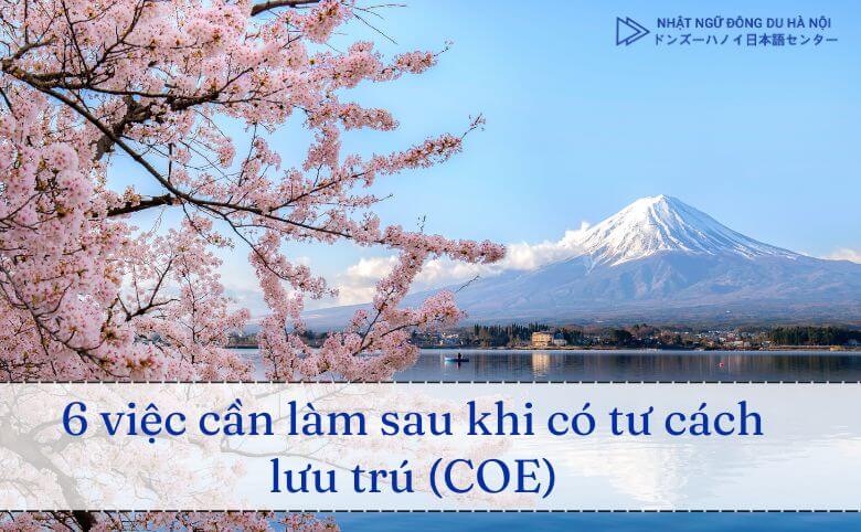 việc cần làm sau khi có tư cách lưu trú