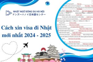 cách xin đơn visa đi Nhật