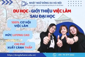 Du học - giới thiệu việc làm sau Đại học