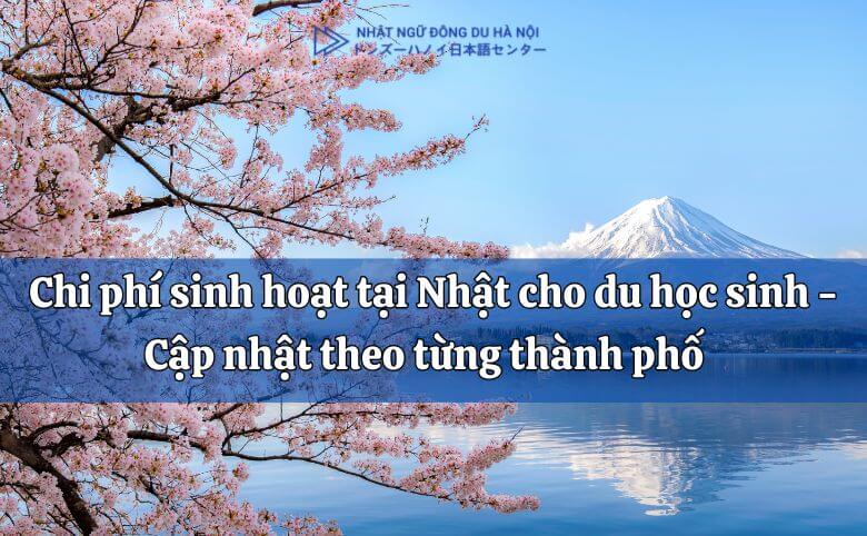 Chi phí sinh hoạt tại Nhật