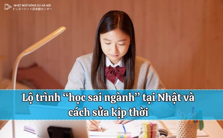 Lộ trình học sai ngành tại Nhật và cách sửa kịp thời
