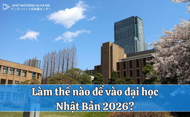 Làm thế nào để vào đại học Nhật Bản