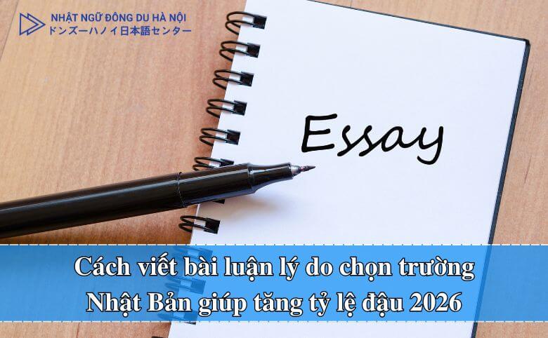 bài luận lý do chọn trường Nhật Bản
